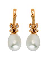 СЛ9377 Серьги (Au 585)