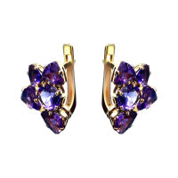 Родсув Серьги Au 585