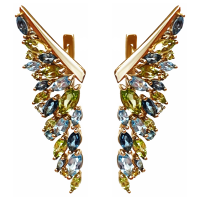 С120-2318М4 Серьги Au 585