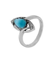 k361817bluce Кольцо (Ag 925)