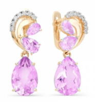 02-1-019-02 Серьги (Au 585)