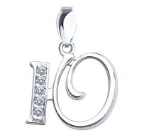 94030460 Подвеска "Ю" (Ag 925)
