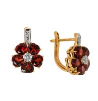 СЛ-176К-Г Серьги (Au 585)