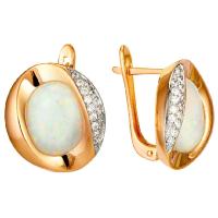 кл1215а-15 Серьги (Au 585)