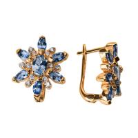 0418 Серьги (Au 585)