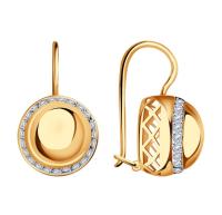 РСд2846 Серьги (Au 585)