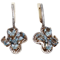 722165 Серьги Au 585