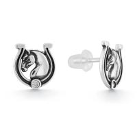 С-279окс.-100 Серьги (Ag 925)