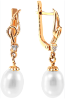 СЛ8102 Серьги (Au 585)