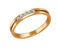 1010408 №14 35 Кольцо (Au 585)