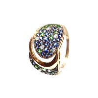 4252шс Кольцо Au 585