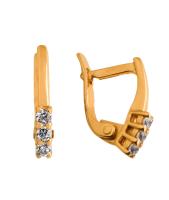 1422 Серьги (Au 585)