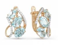 02-1-428-01 Серьги (Au 585)