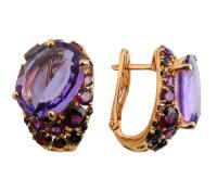 С120-2621М7 Серьги (Au 585)