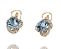 СЛ-420К-Т Серьги (Au 585)