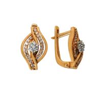 US44240 Серьги (Au 585)