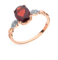 К122-3782Гр Кольцо (Au 585)