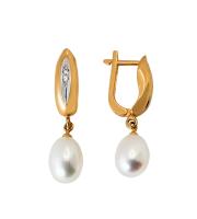 КЖ121210Г Серьги (Au 585)