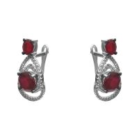 22KNYS2105-155 Серьги Ag 925