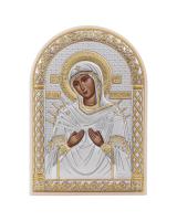 PL-3/006G/B, Семистрельная БМ, икона арочная, пластик белый 80х115