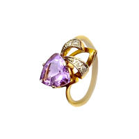 КЛ414К-А Кольцо Au 585