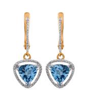 СЛ-530К-Т Серьги (Au 585)