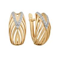 кл1551а Серьги (Au 585)