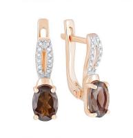 СЛ-566К-РТ Серьги (Au 585)