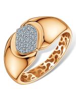 812813р Кольцо (Au 585) (18 Фианит Круг 1,25 - 0,0612 гр.)