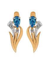 02-2063 Серьги (Au 585)