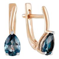 сл-697к-сиб-0-07-00 Серьги (Au 585)