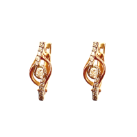 2-418 Серьги Au 585