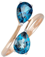 кл-697к-сив-0-07-00 Кольцо (Au 585)