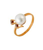 КЛ8082 Кольцо (Au 585)