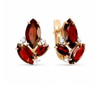 02-1-410-03 Серьги (Au 585)