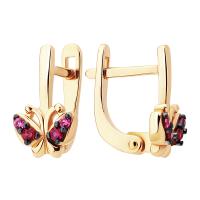 1540214951л-8-1 Серьги (Au 585)