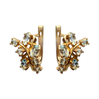 020002 Серьги Au 585