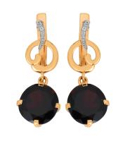 СЛ-370К-Г Серьги (Au 585)