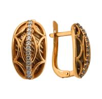 4КР19-605 Серьги (Au 585)