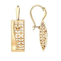 АСд876-3687 Серьги (Au 585)