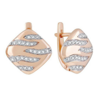 20022100-44 Серьги (Au 585)