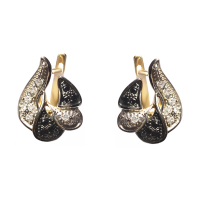 Т142023985 Серьги Au 585