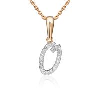 03-0495-О-401-1110-23 Подвеска "О" (Au 585)