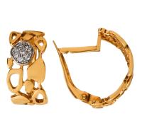 кл1212а Серьги (Au 585)