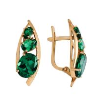 02-2-644-6900-010 Серьги (Au 585)