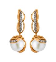 290-1-325Р Серьги (Au 585)