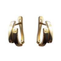 С4853 Серьги Au 585