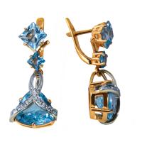 12439 Серьги (Au 585)