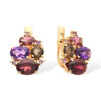 С120-1366М1 Серьги (Au 585)