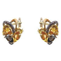 С324-4876М2 Серьги Au 585